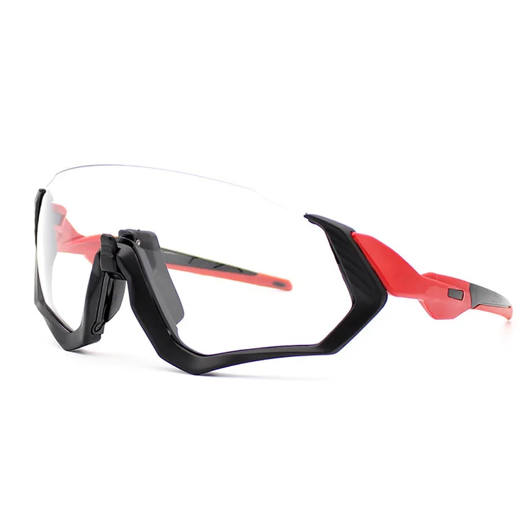 black red FJ Велосипеды солнцезащитные очки E - Цвет: black red FJ