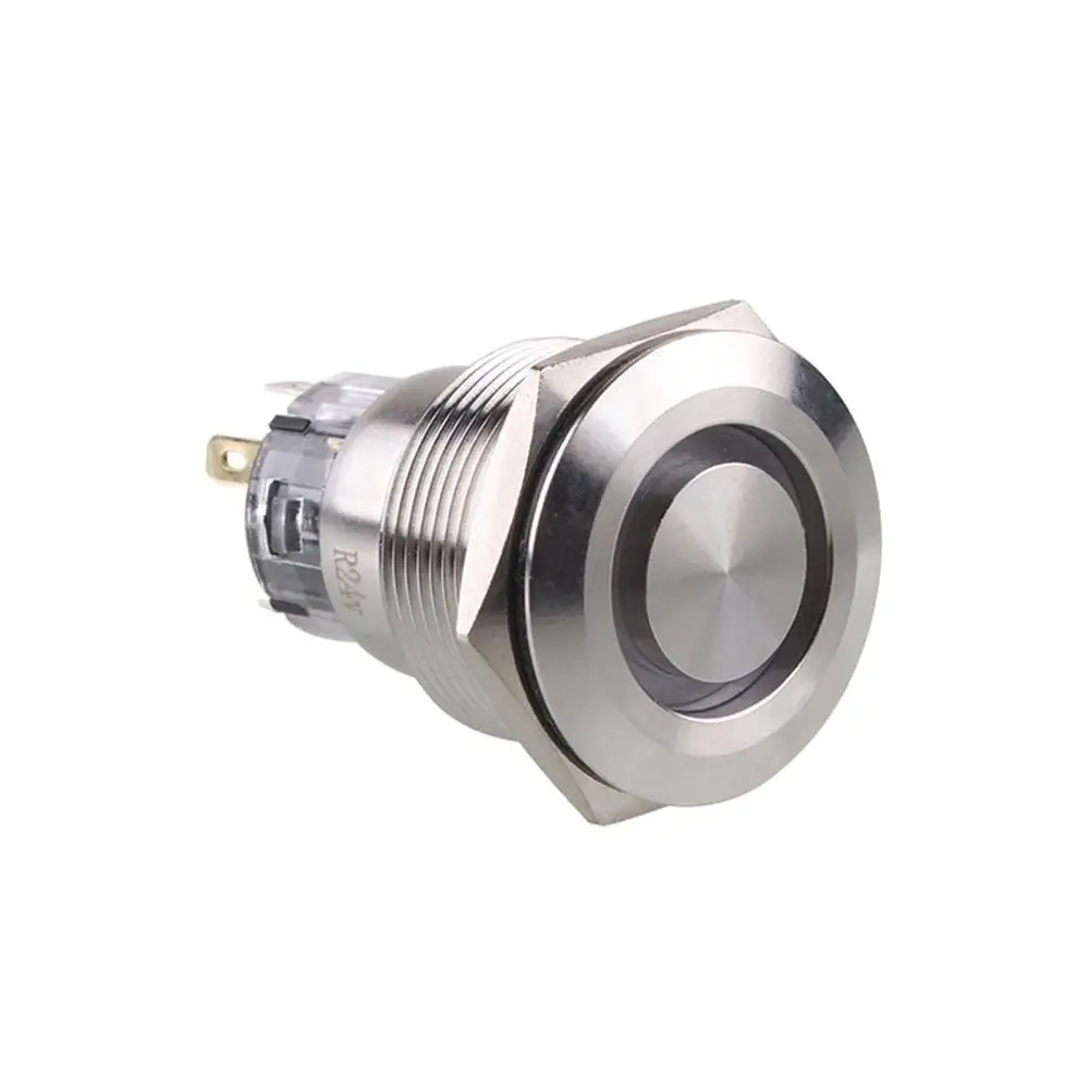Горячая Распродажа 12 мм самосброс с высокой головкой Кольцо кнопка выключателя