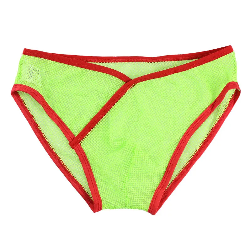 Мужское нижнее белье брендовые прозрачные мужские сетчатые трусы Модные