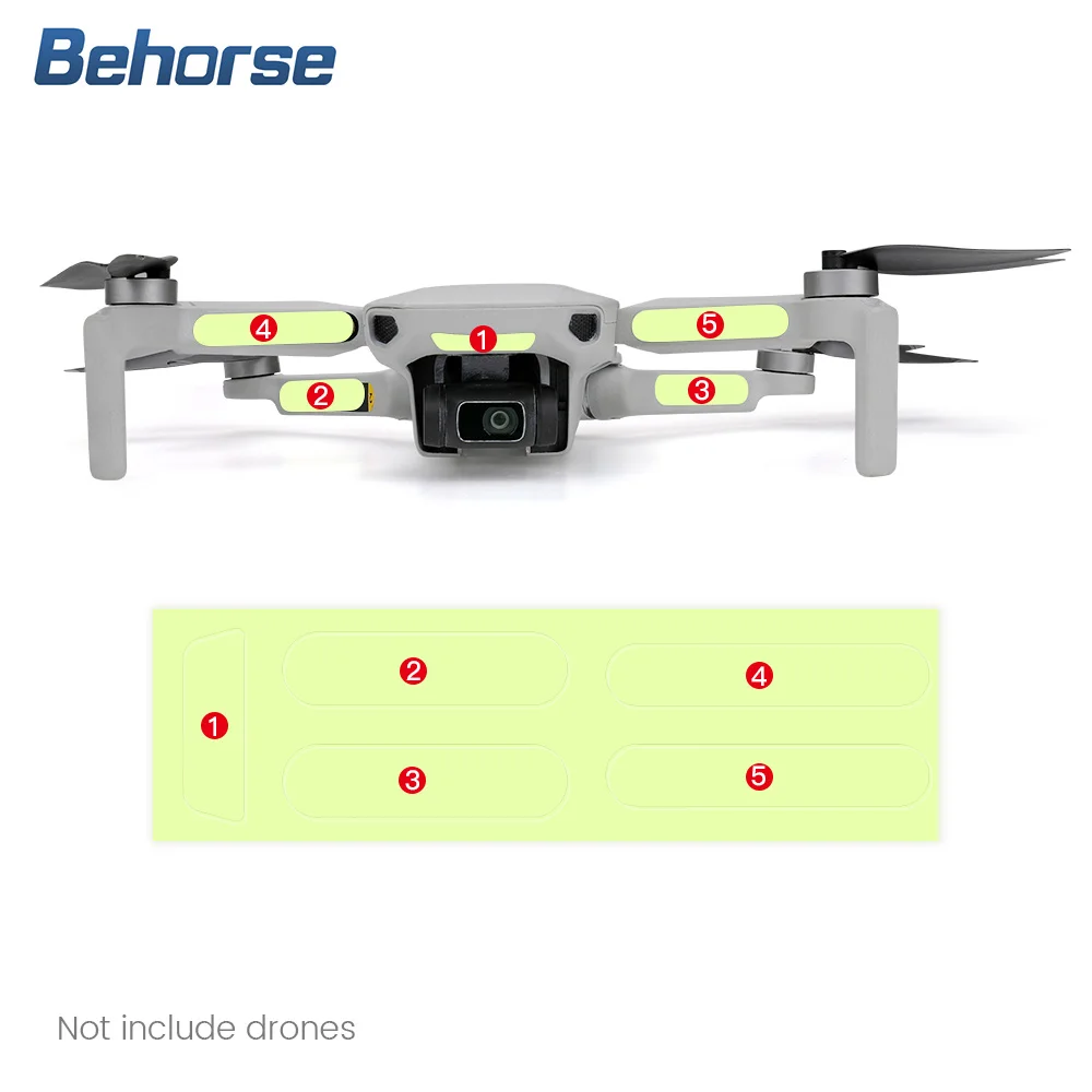 2 шт. новые светящиеся наклейки легкие флуоресцентные наклейка на ночной полет