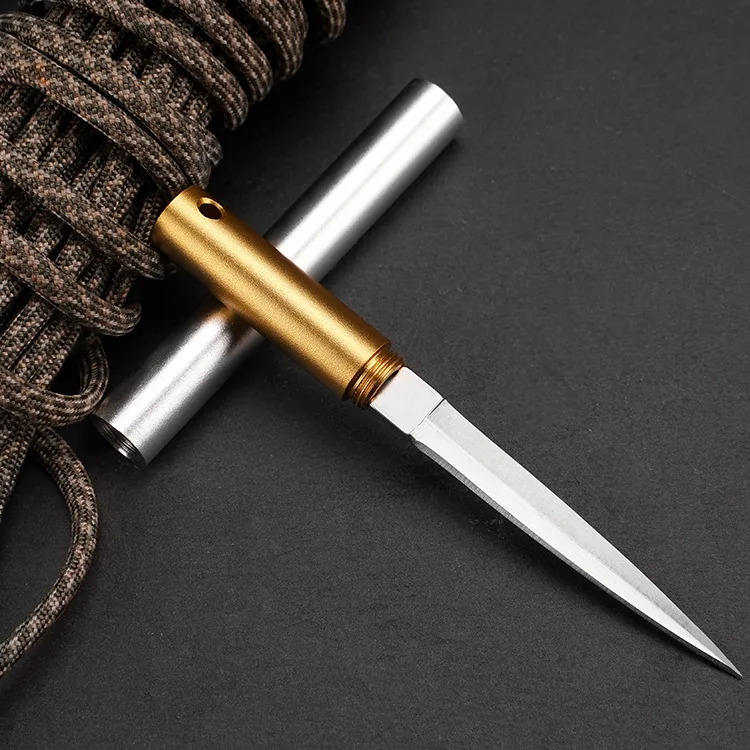 

Creative cigarette shaped carving knife outdoor camping portable letter opener aluminum alloy necklace household tea knife