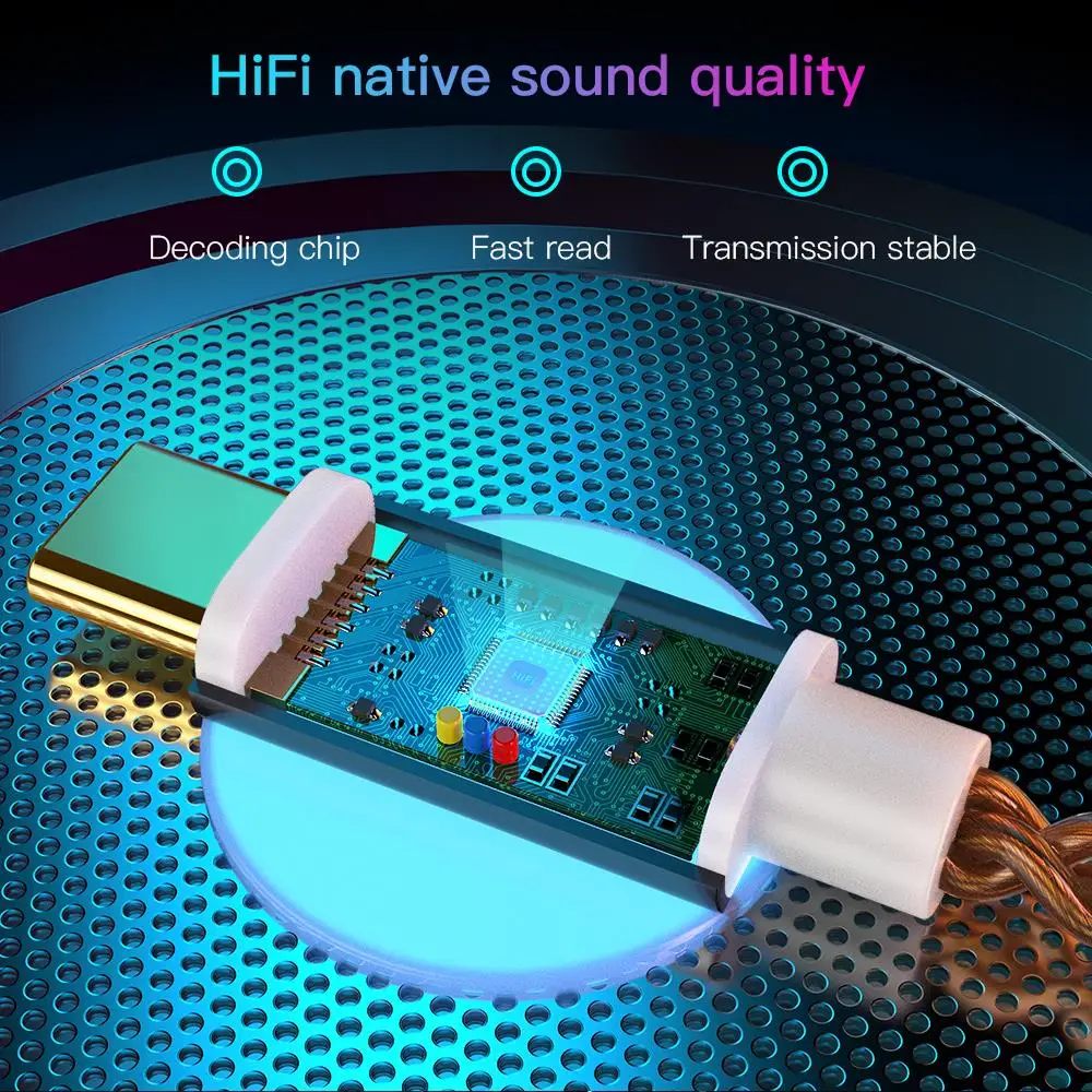 Усилитель для наушников KEYSION Hi-Fi DAC USB Type-C 32 бит 384 кГц. | Мобильные телефоны и