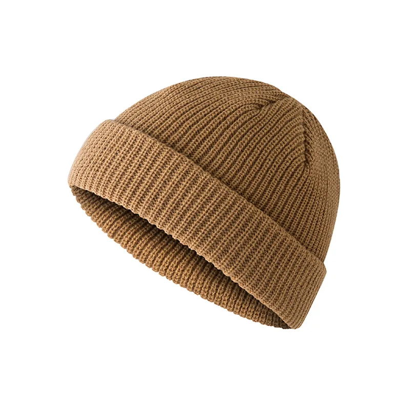 

Autumn Winter Knitted Hats For Women Knitted Stretchy Cap Men Beanie Hat Solid Color Caps Casual Beanies Girl Warmer Bonnet Hats