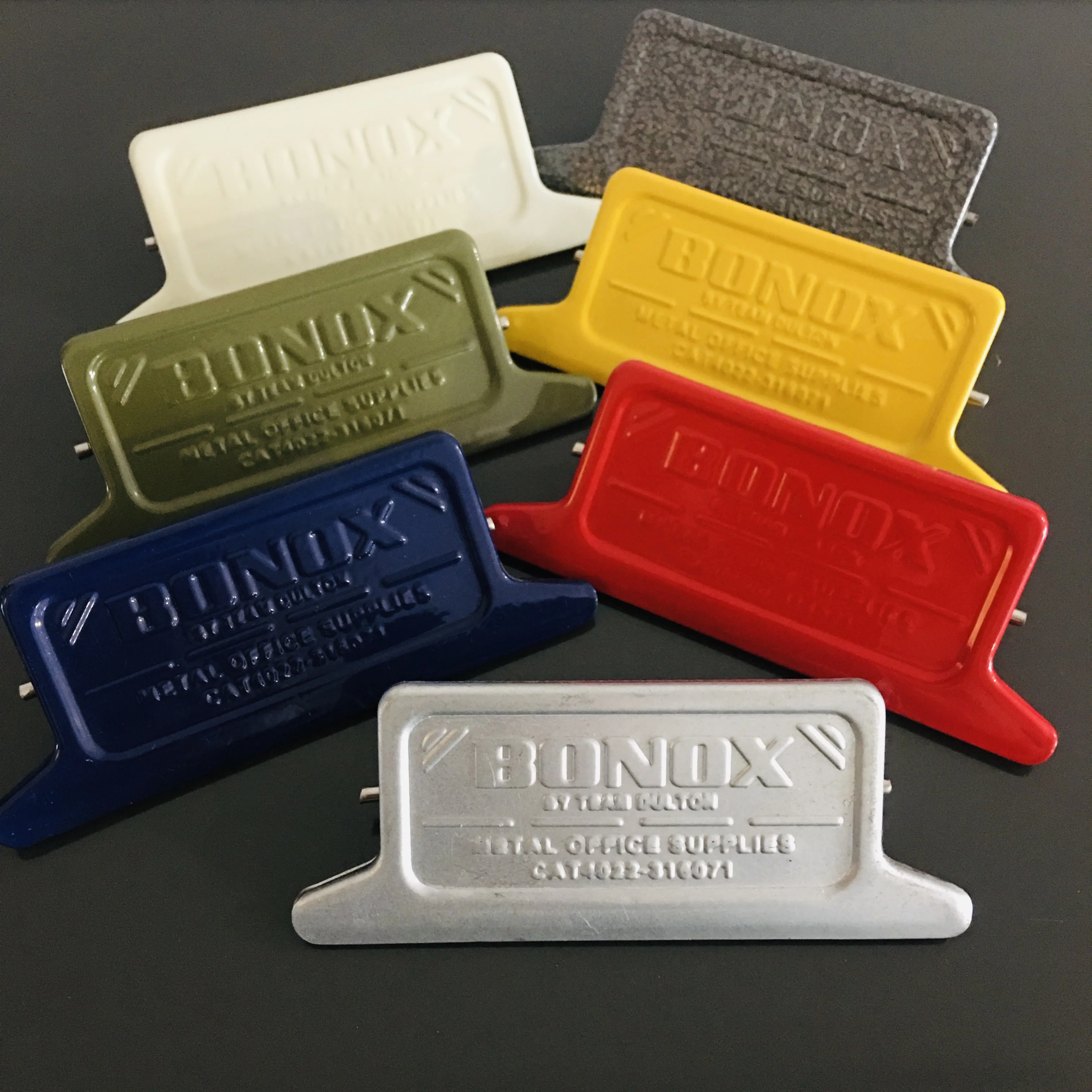 Retro Multi-color Memo Paper Clip Reciept Folder Metal Notebook Decoration Clamp Food Bag Sealing Office Accessories