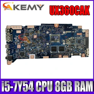 ux360cak motherboard i5 7y54 cpu 8gb ram for asus zenbook ux360c ux360ca ux360cak ultrabook laptop mainboard ux360cak mainboard free global shipping