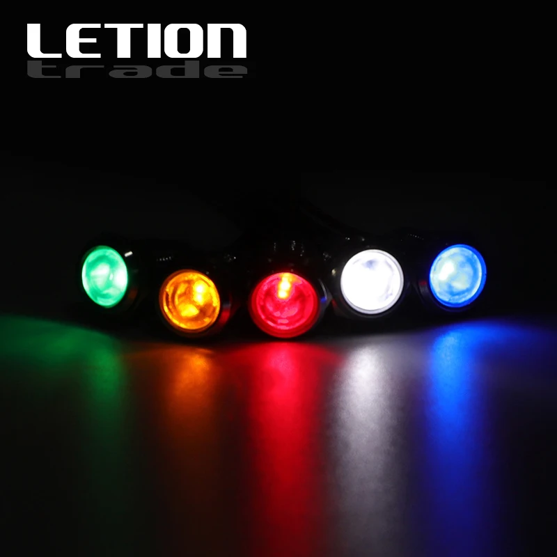 1 шт. 12 мм светодиодный металлический индикатор светильник Водонепроницаемый IP67