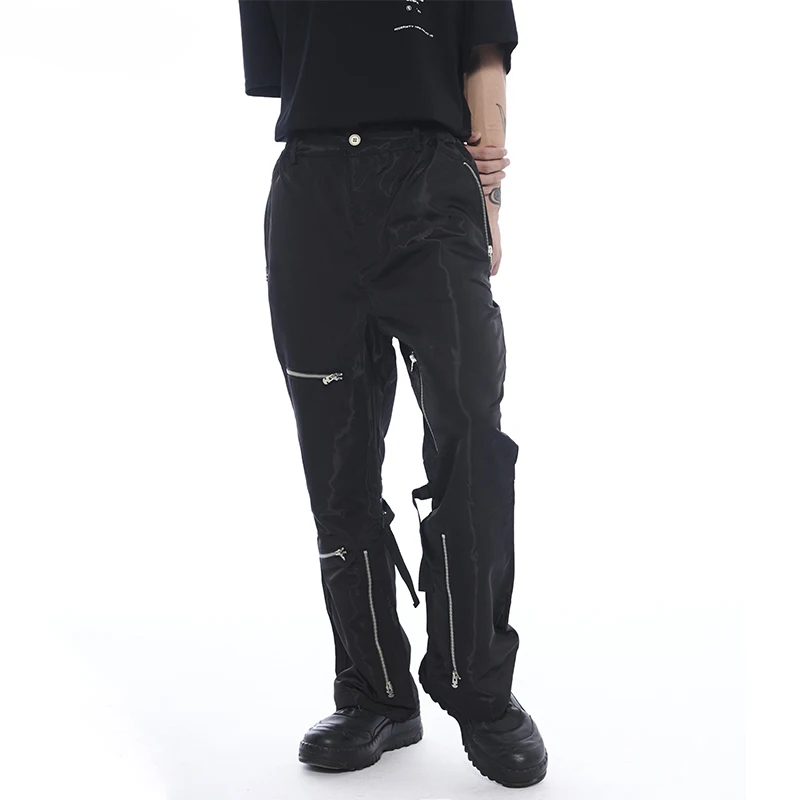 

27-46 2020 Мужская и женская одежда стилист волос модные застежка-молния нейлона функциональные повязки универсальные повседневные штаны размера плюс костюмы