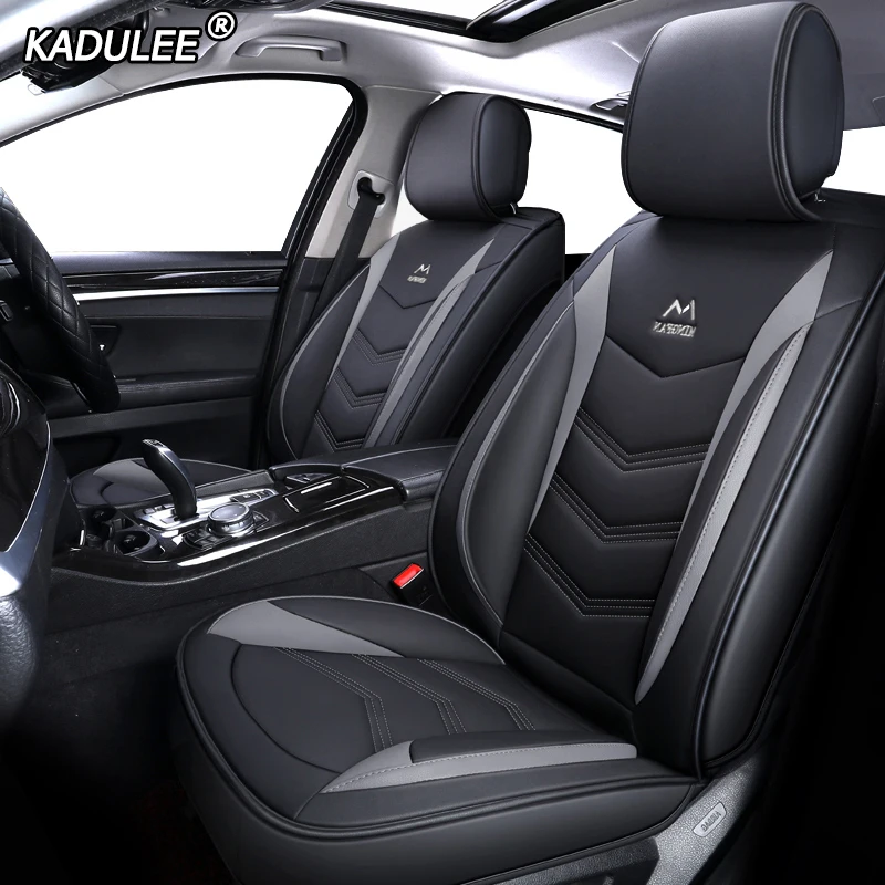 Кожаные чехлы KADULEE для автомобильных сидений audi a3 8l 8p sportback a4 b8 avant a5 a6 4f tt mk1 A1 A3 A6 A7 Q3