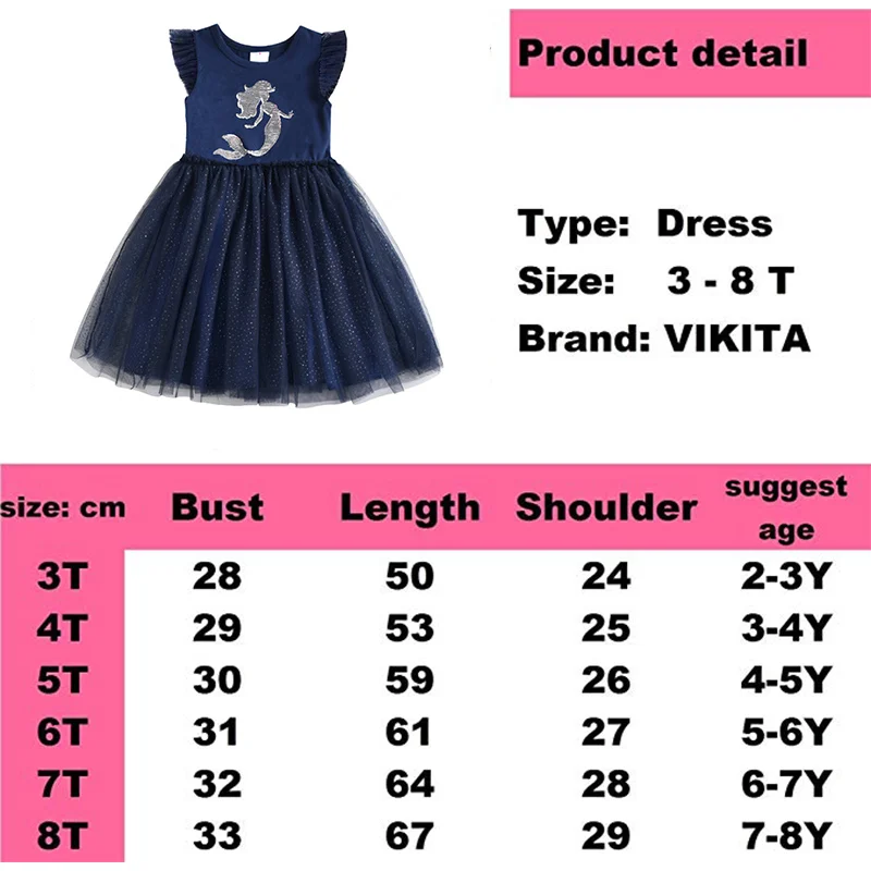 Summer Tutu Dress for Girls Dresses Kids Unicorn Vestidos Princess Birthday Party Costumes Mermaid Clothes | Детская одежда и