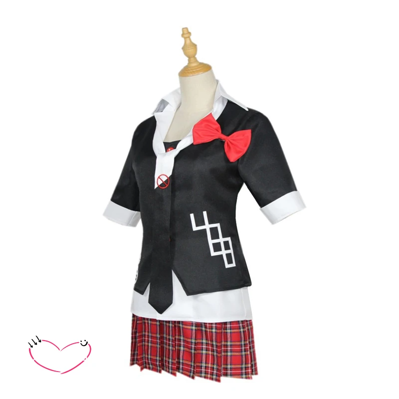 Костюм для косплея из аниме данганронпа женская униформа работы в кафе короткая