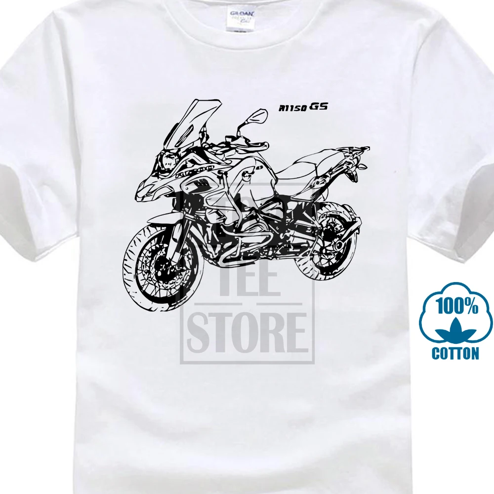 Модная футболка R 1150Gs Mit Grafik 1150 Gs R1150Gs motorcyle Motorrad Fahrer 020187 2018|Мужские футболки| |