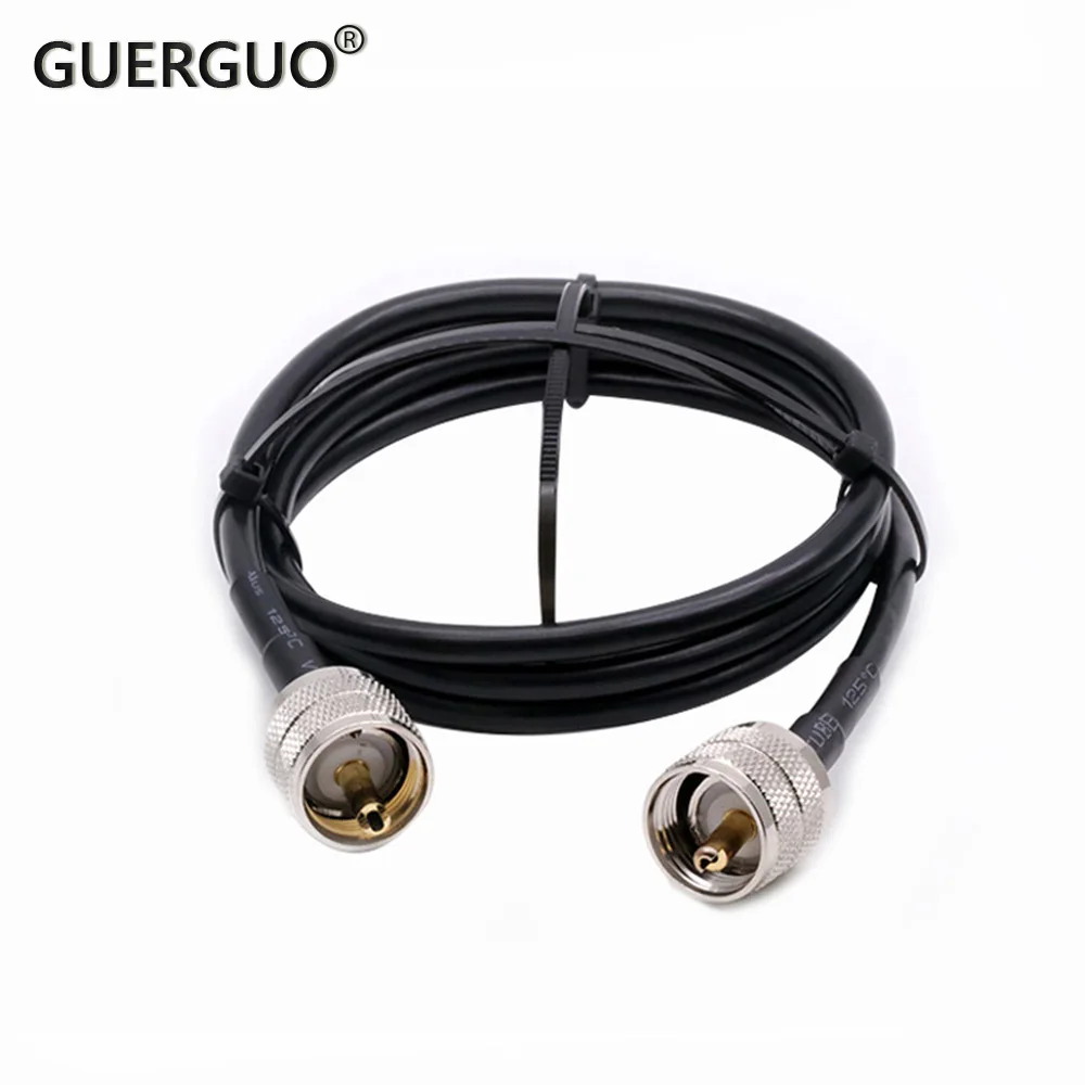 Удлинительный кабель для антенны RG58 UHF PL-259 Male к SO-239 Female PL259 разъем косичка