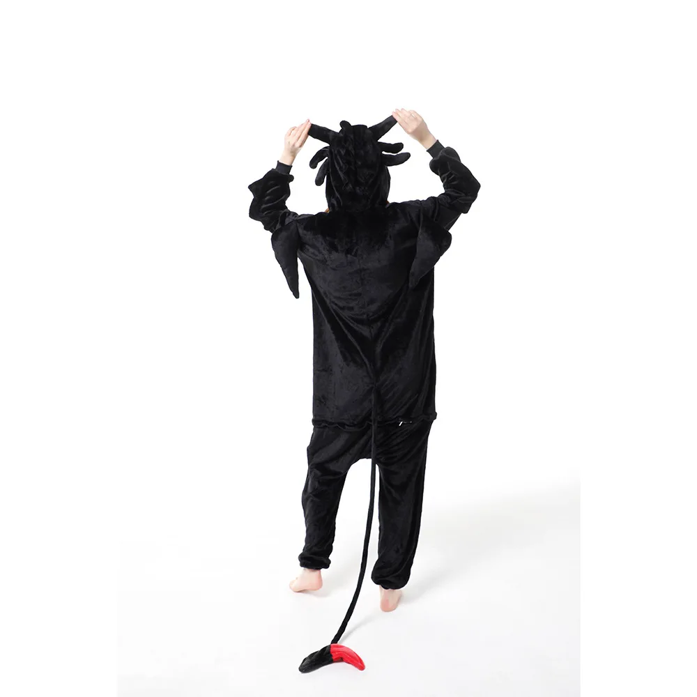 Аниме Ночная фурия Беззубик Косплей Костюм для взрослых унисекс фланелевые