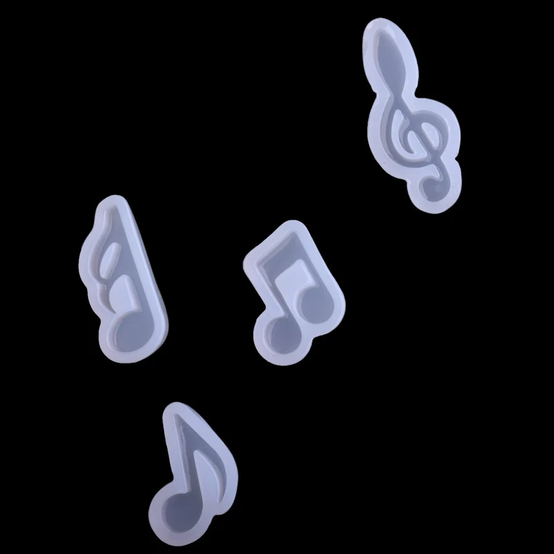 

4PCS Music Notes Silicone Molds Epoxy Resin Casting Pendant Moulds DIY Handmade Jewelry Making Craft Charm Earring Necklace