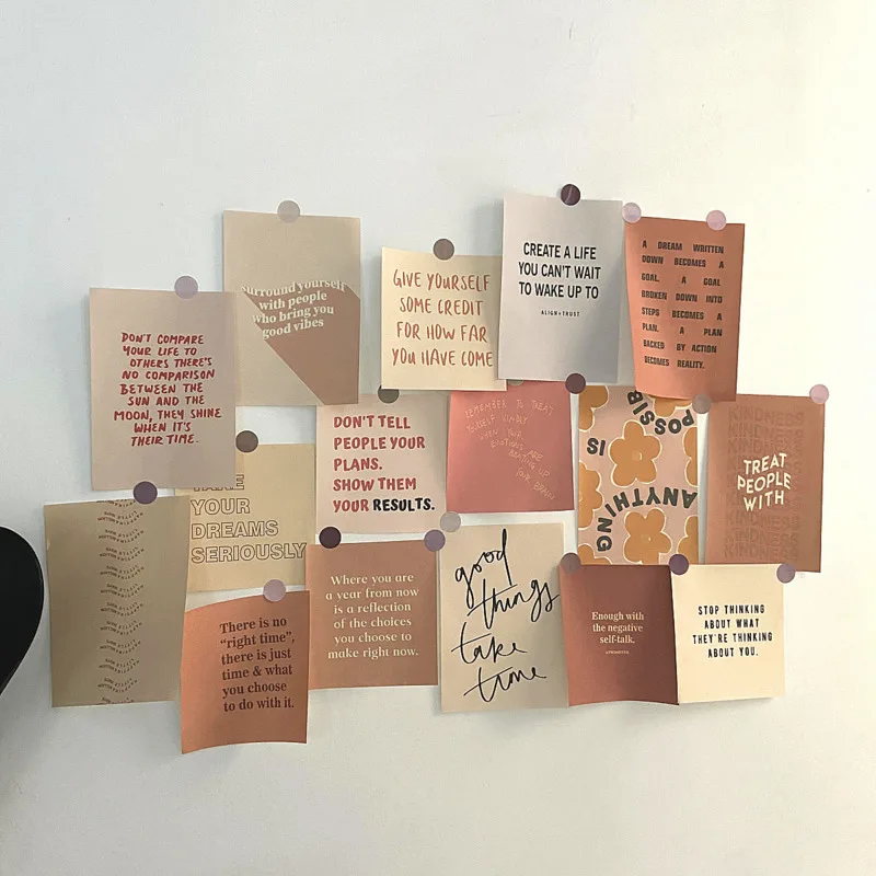 Корейский Ins Цвет английский декоративный постер простой Стиль Современный