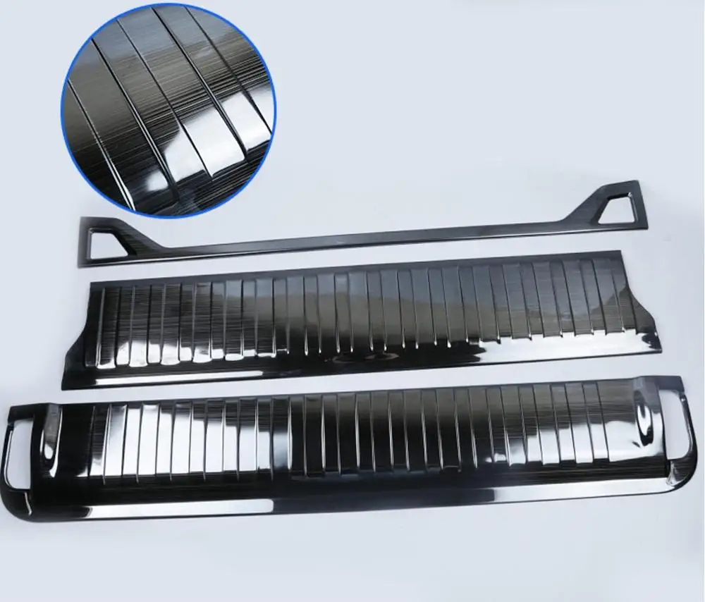 

For BMW X5 G05 2019 2020 Stainless Steel Rear Trunk Scuff Plate Door Sill Cover Molding Garnish