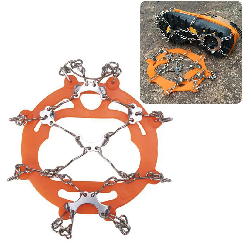 1 пара Нескользящие скобы для обуви 8 зубьев|Уличные инструменты| |