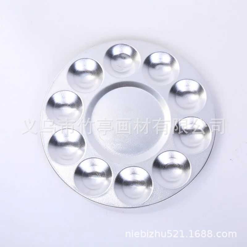 Круглая краска металлическая палитра водный цвет пропиленовый пигмент для