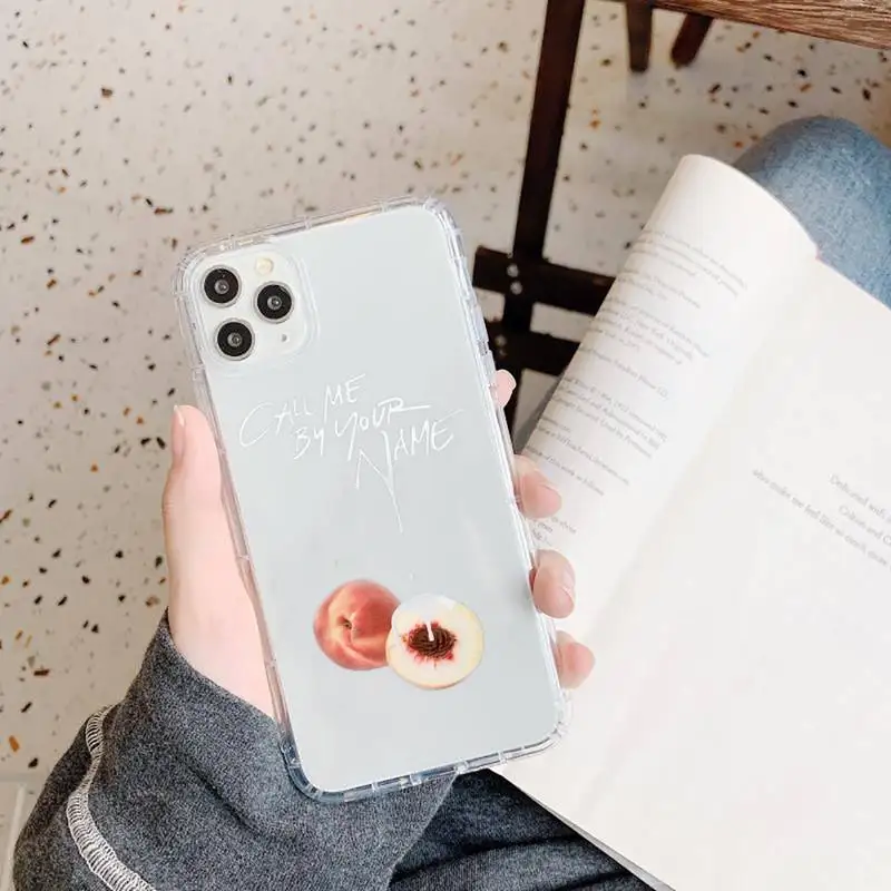 

Call Me by Your Name Phone Case Transparent for iPhone 11 12 mini pro XS MAX 8 7 6 6S Plus X 5S SE 2020 XR