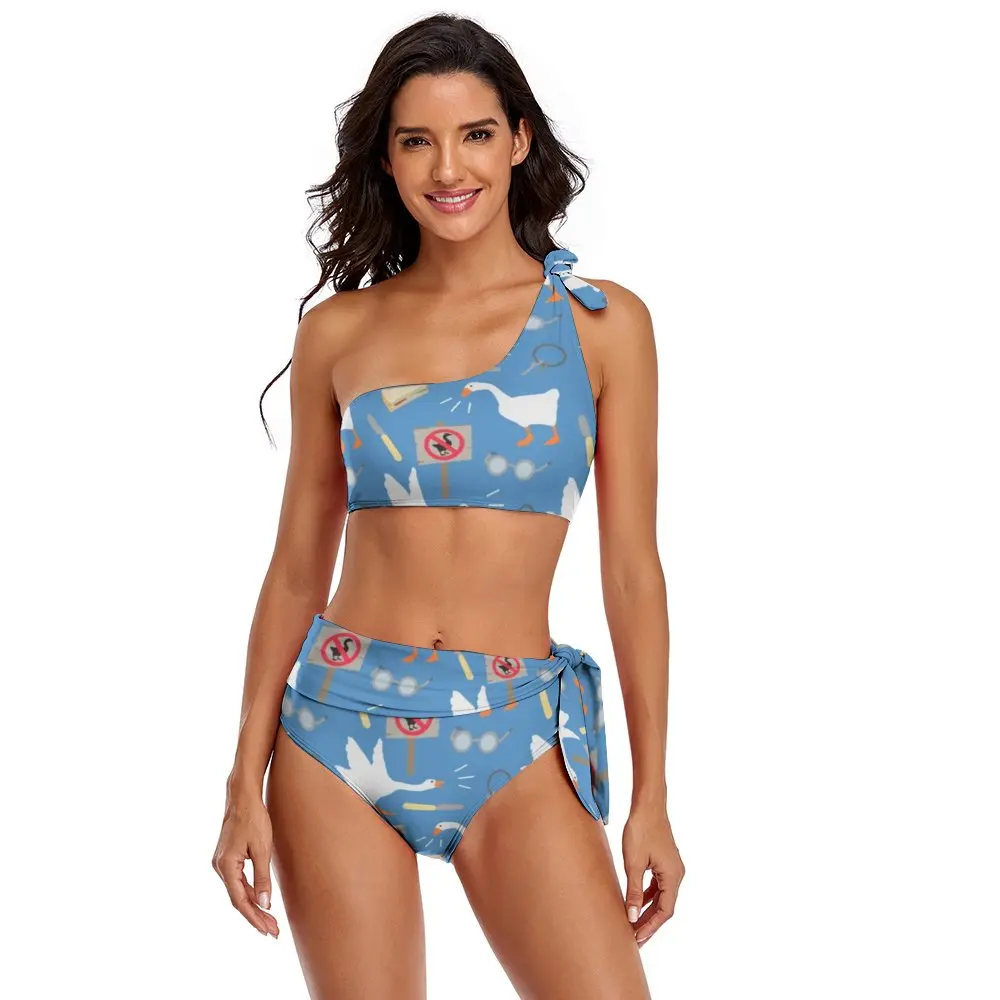 

Goose Bikini Swimsuit Tie Side Sexy Surf Swimwear Ladies Fashionable 2 Piece Bathing Suit