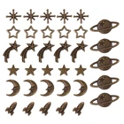 35 шт., наполнитель из эпоксидной смолы с созвездиями