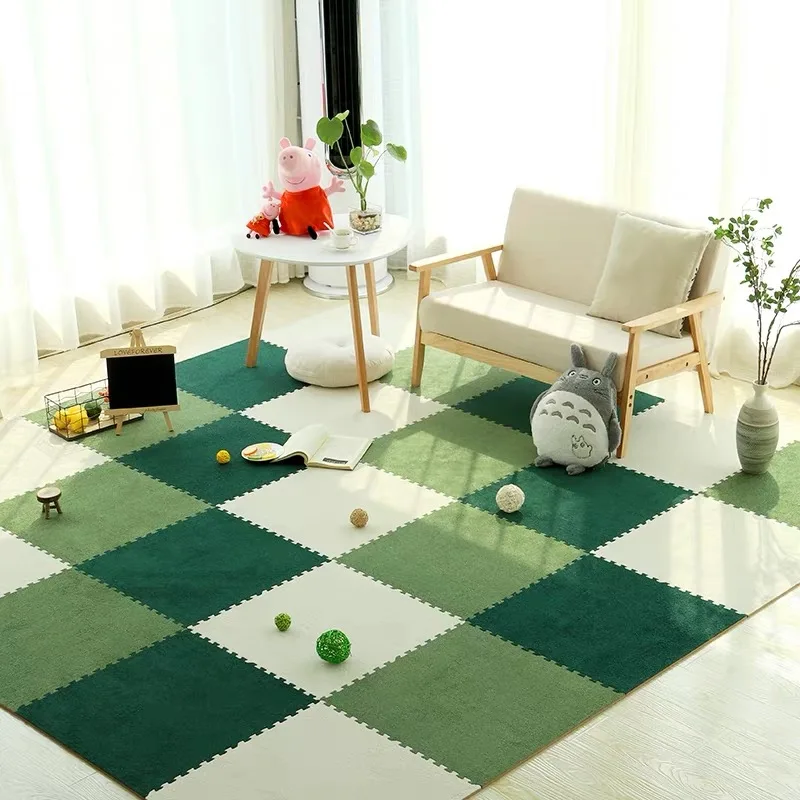 1 шт. спальня белый зеленый Детский игровой коврик Xpe головоломка детская подушка