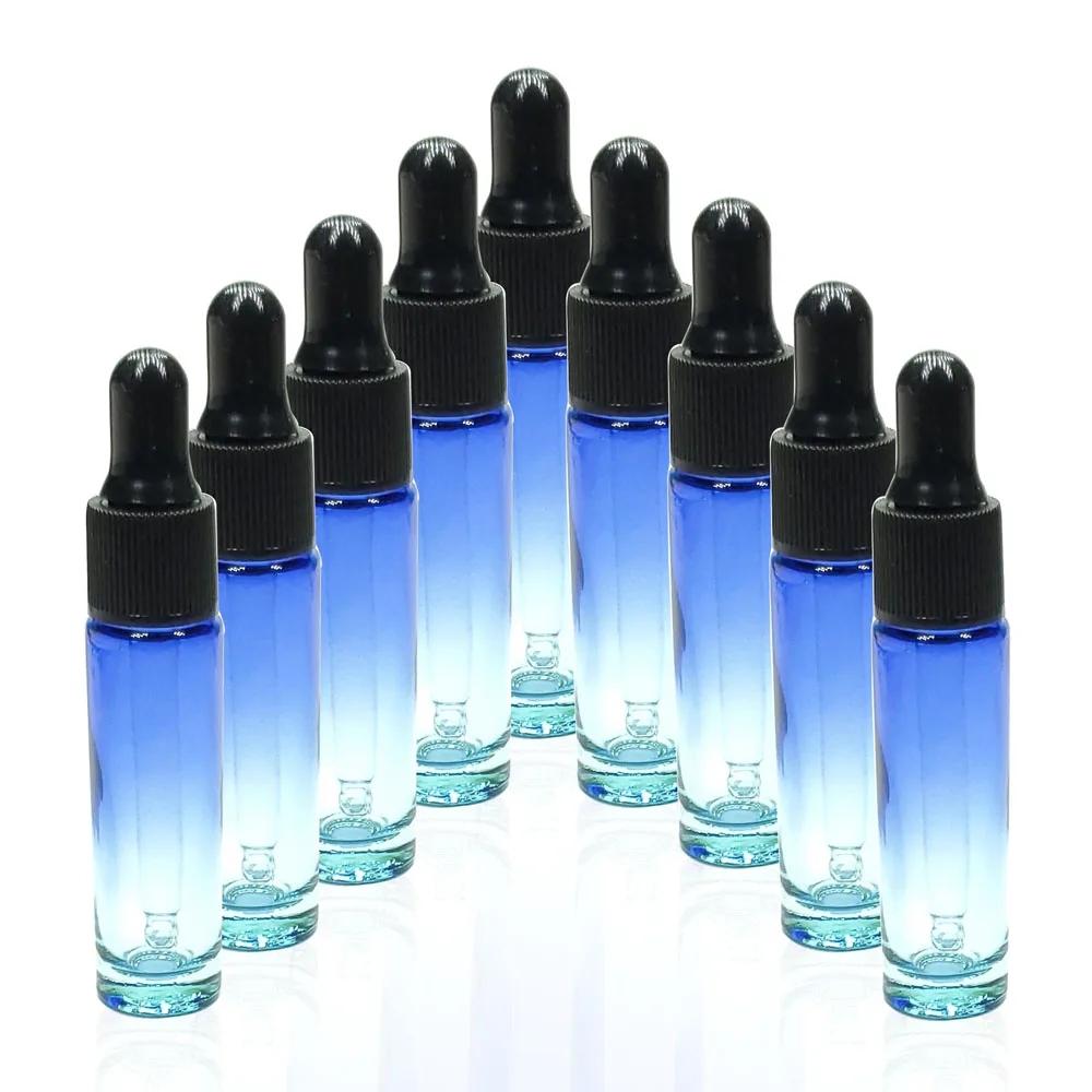 

1PCS Empty Essential Oil Dropper Bottle, 10ML Colored Glass Pipette, Mini Aromatherapy Container Bottle, Perfume Sample Bottle,