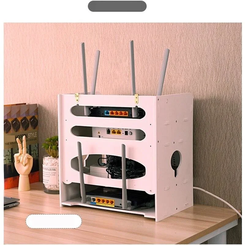 

Acrilico Small Aufbewahrungsboxen Boite Rangement Wifi Tv Set-top Caixa Organizadora Organizer Caja Almacenamiento Storage Box