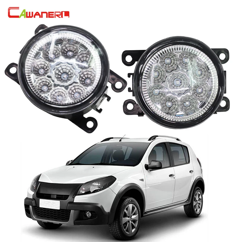 Cawanerl Стайлинг авто светодиодный светильник противотуманной фары DRL Дневной