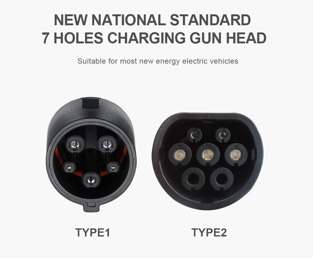 Портативное автомобильное зарядное устройство AE Anaheim 7 кВт evse wall Box 32A TYPE1 TYPE2 EV, 220-280 в SAE J1772, штепсельное зарядное устройство с европейской розеткой