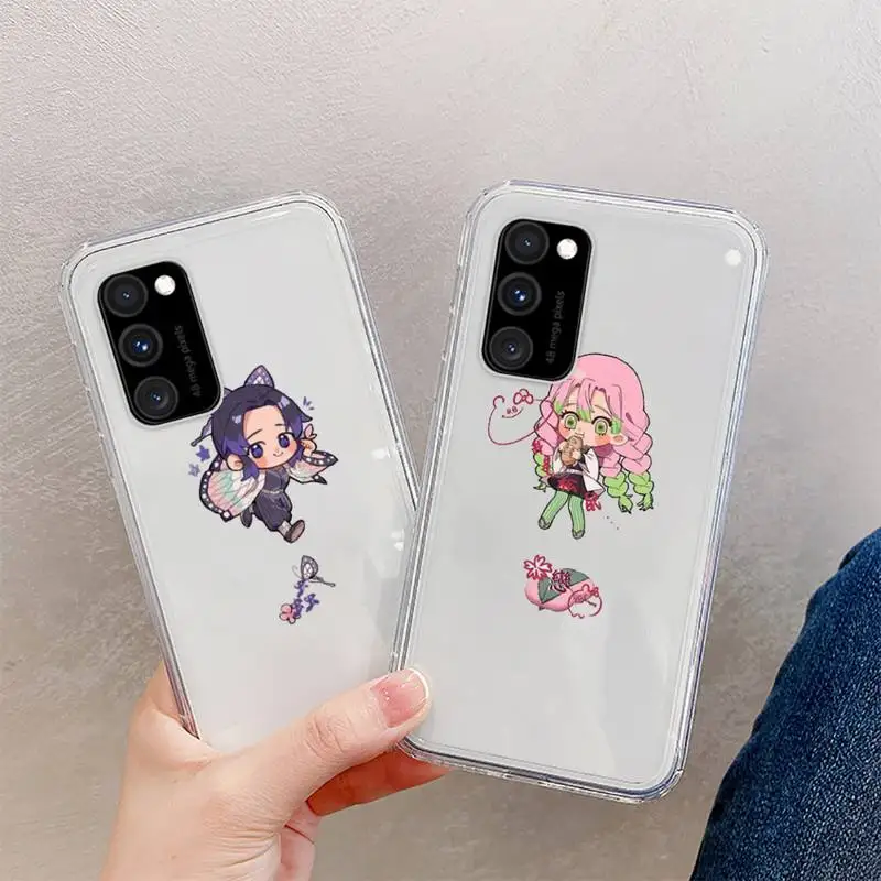 

Demon Slayer Phone Case Clear For Samsung A 51 50 71 70 S 21 Huawei P 40 30 honor 20 10 i OnePlus 9 8 7 t x Pro Lite Plus