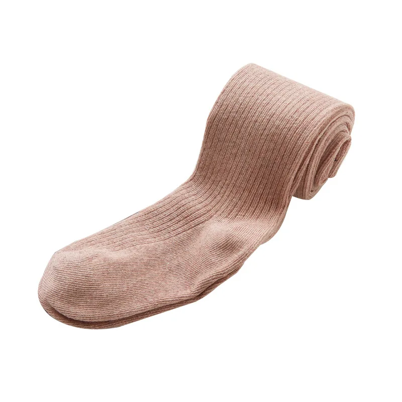 Весенне осенние колготки для девочек детские из чистого хлопка плотные