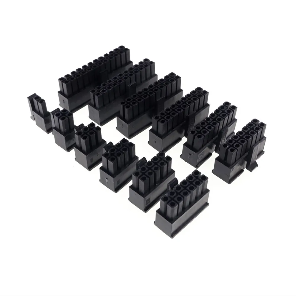 Разъем Micro Fit 3 0 4 шт. 2 контакта 6 8 10 12 14 16 18 20 22 24 контура штепсельная Вилка питания