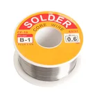 Оловянно-свинцовая проволока 0,60,811, 212 мм 6337 флюс 2.0% 45 футов Оловянная проволока для сварки с расплавленным канифольным ядром, бухта проволоки для пайки