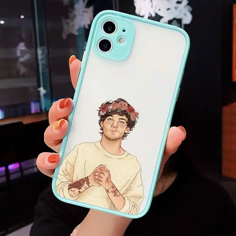 

Harry Styles One Direction Phone Cases matte transparent For iphone 7 8 11 12 plus mini x xs xr pro max cover