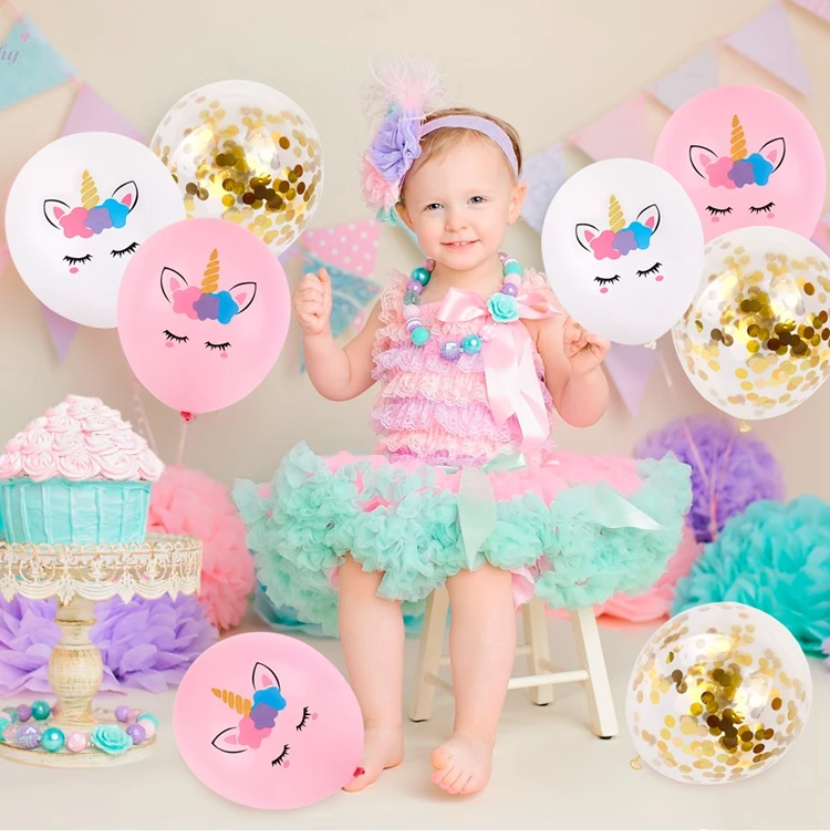 Staraise розовый балон единорог с днем рождения воздушный шар Единорог декор для