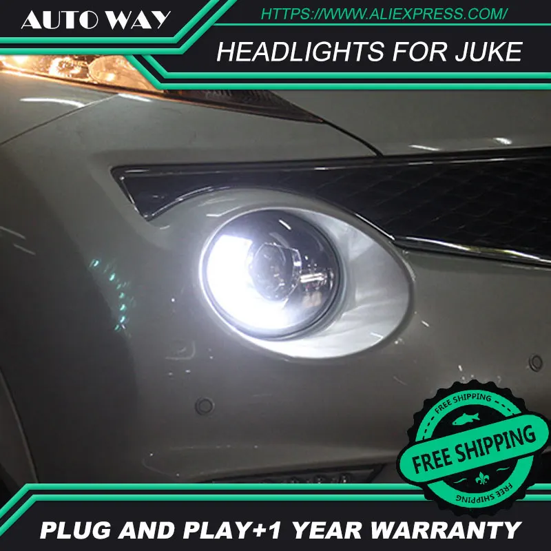 Автомобильный Стайлинг чехол для передней фары nissan juke 2013-2018 светодиодная фара H7
