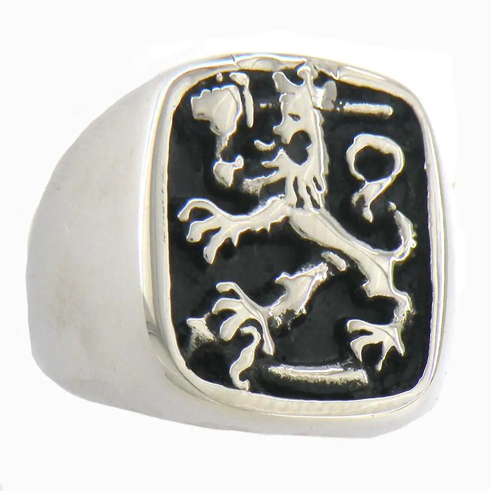 Men FSR10W83 FANSSTEEL из нержавеющей стали ювелирные изделия в Финляндии Leo Lion перстень FSR10W83 - Цвет основного камня: Men FSR10W83
