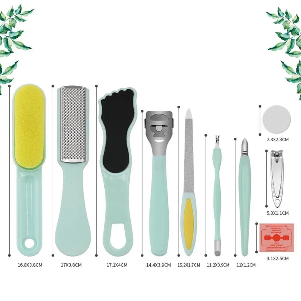 

10Pcs/Set Manicure Foot Care File Set Dead Hard Skin Kit Rasp Scraper Care Feet Tools Remover Tool Pedicure Pedicure Callus H2I7
