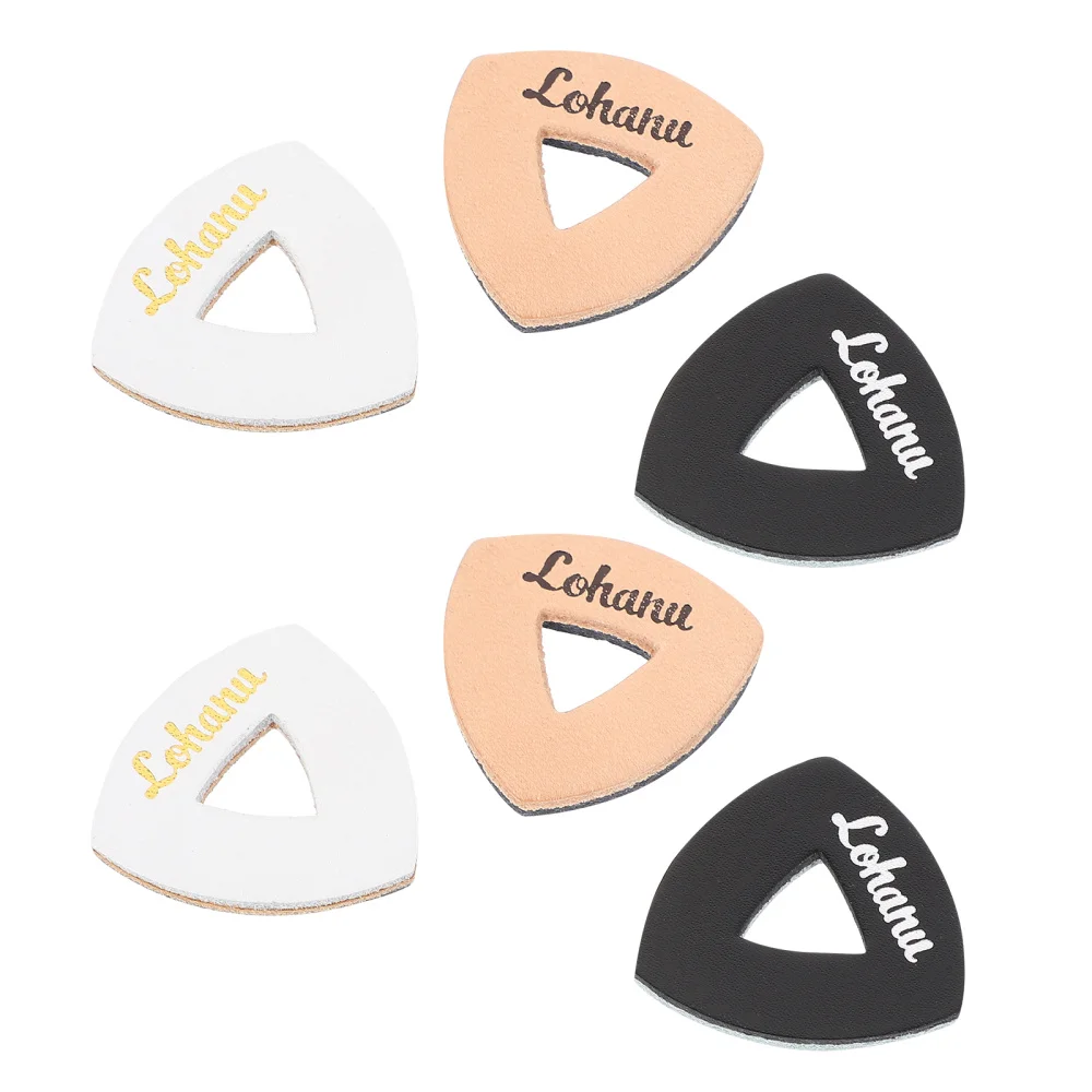 

6 pcs Guitar Picks Practical Ukulele Guitar Accessories Bass Plectrums