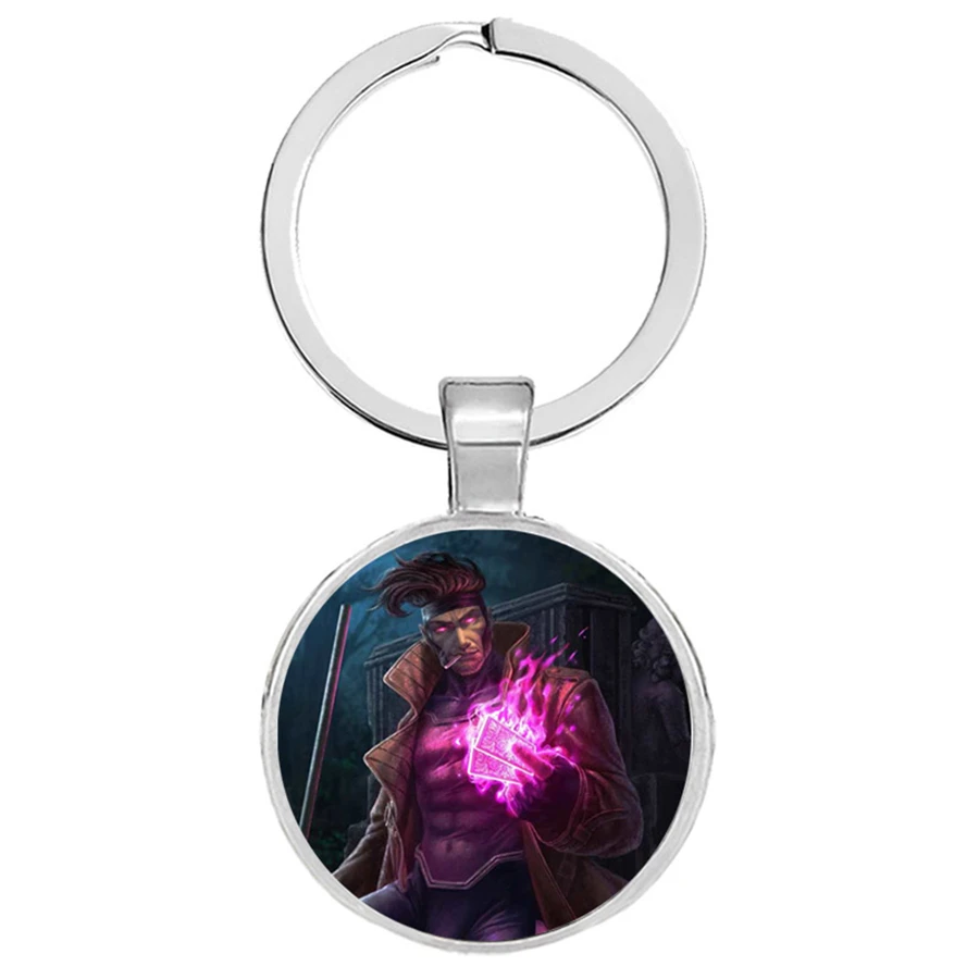 Comics Marvel Gambit брелки Gaming Future Logo для ключей Hoder рождественские ювелирные изделия
