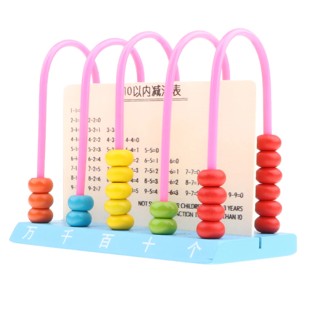 

Toddler Early Learning Calculating Frame Mathematics Teaching Kid Wooden Toy