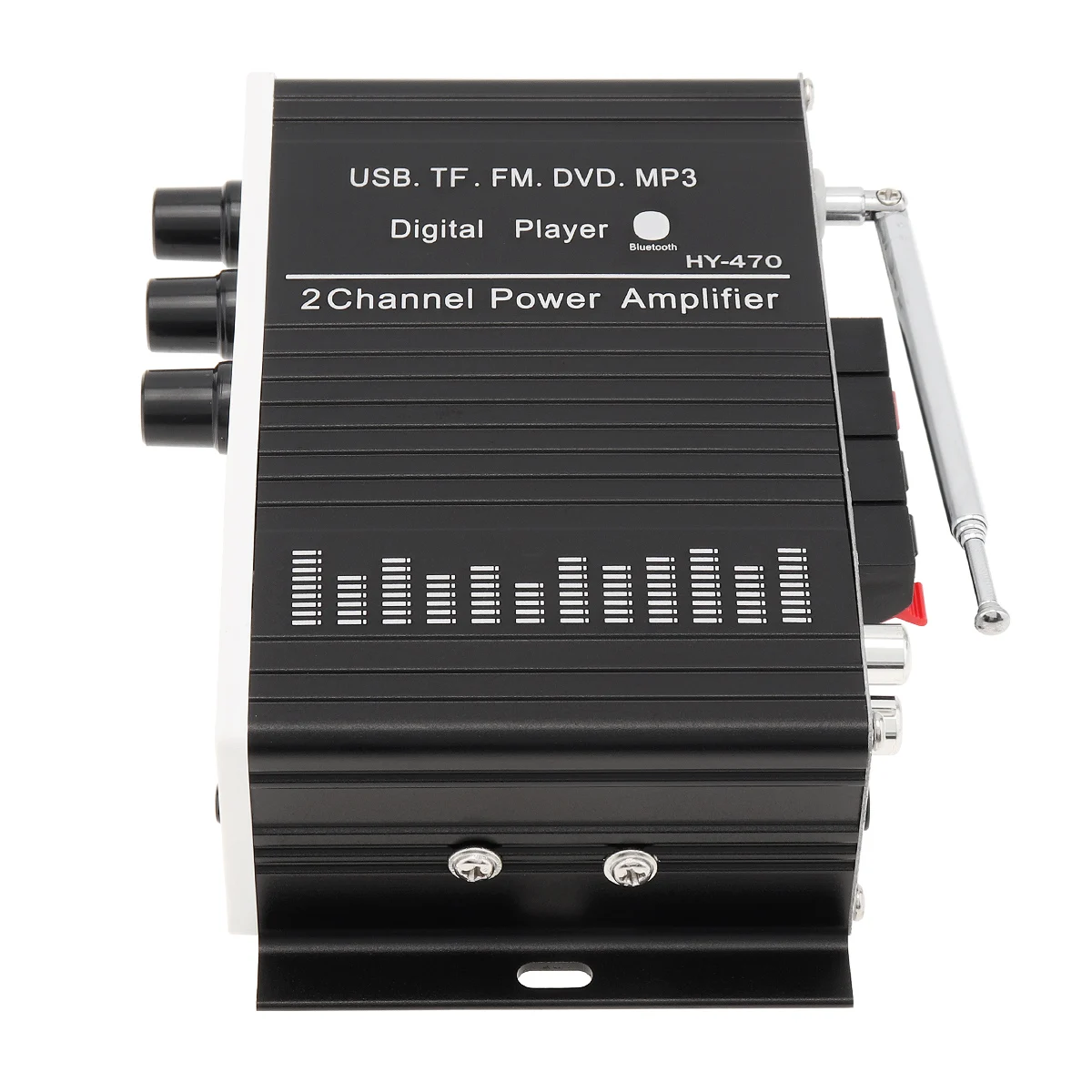 Автомобильный усилитель мощности 470BT 2CH Hi-Fi FM-радио SD USB DVD MP3 AUX | Автомобили и