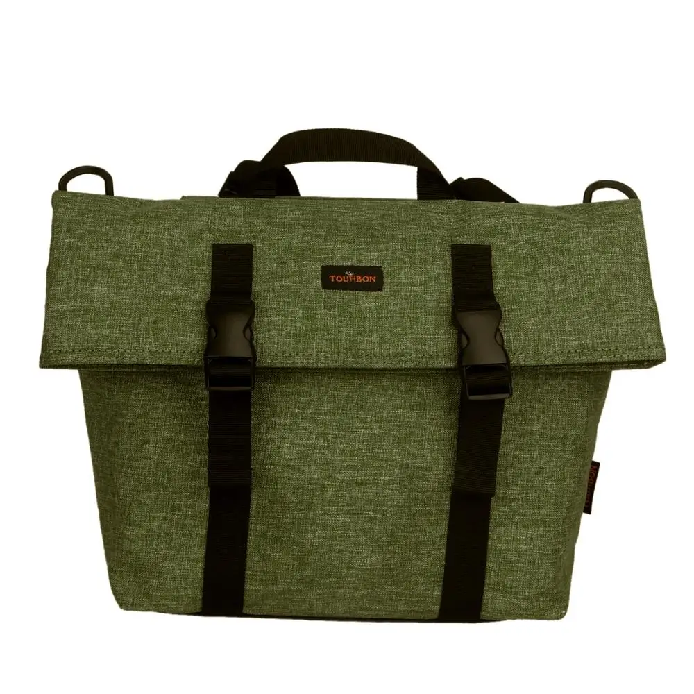 Винтажная велосипедная сумка Tourbon водонепроницаемая уличная на плечо для