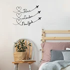 Модные креативные наклейки на стену с изображением Парижа, Лондона, Нью-Йорка, для дома, спальни, гостиной, декоративные виниловые наклейки, обои ov358
