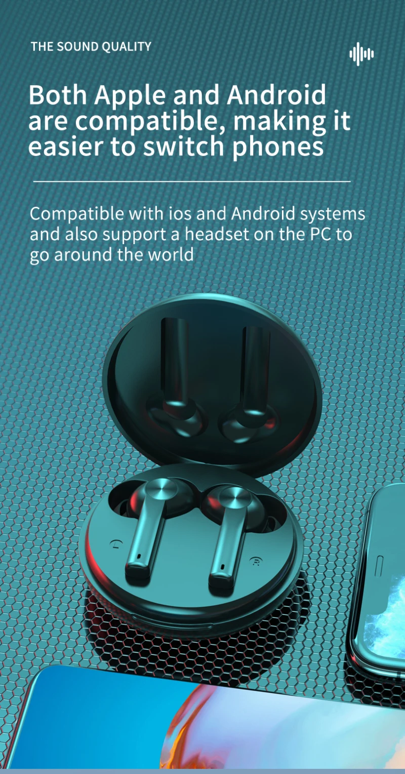 

B16 TWS Bluetooth Earphones Wireless Low Delay Gaming Headphone 9D Stereo Surround In-ear Headset Long Standby With Microphone