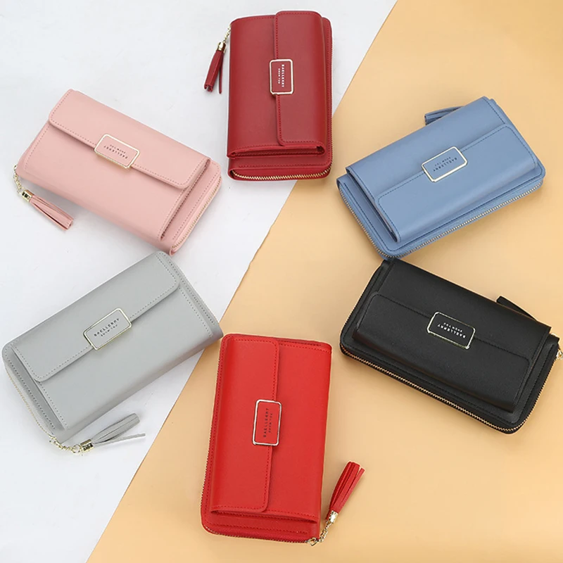 

Women Wallet PU Leather Purse Pouch Handbag for Women Coin Purse Card Holders Clutch Female Zipper Wallets 2021