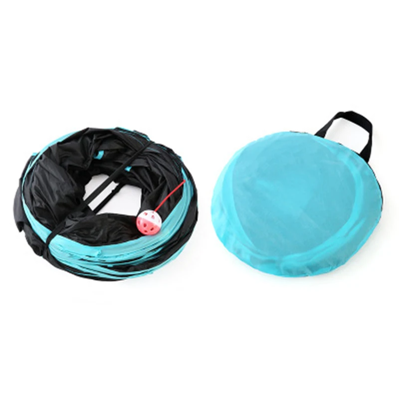 

Indoor 4/5-way Collapsible Cat Tunnel Tube Kitty Tunnel Bored Cat Pet Toys Peek Hole Toy Cat Puppy Kitty Kitten Rabbit