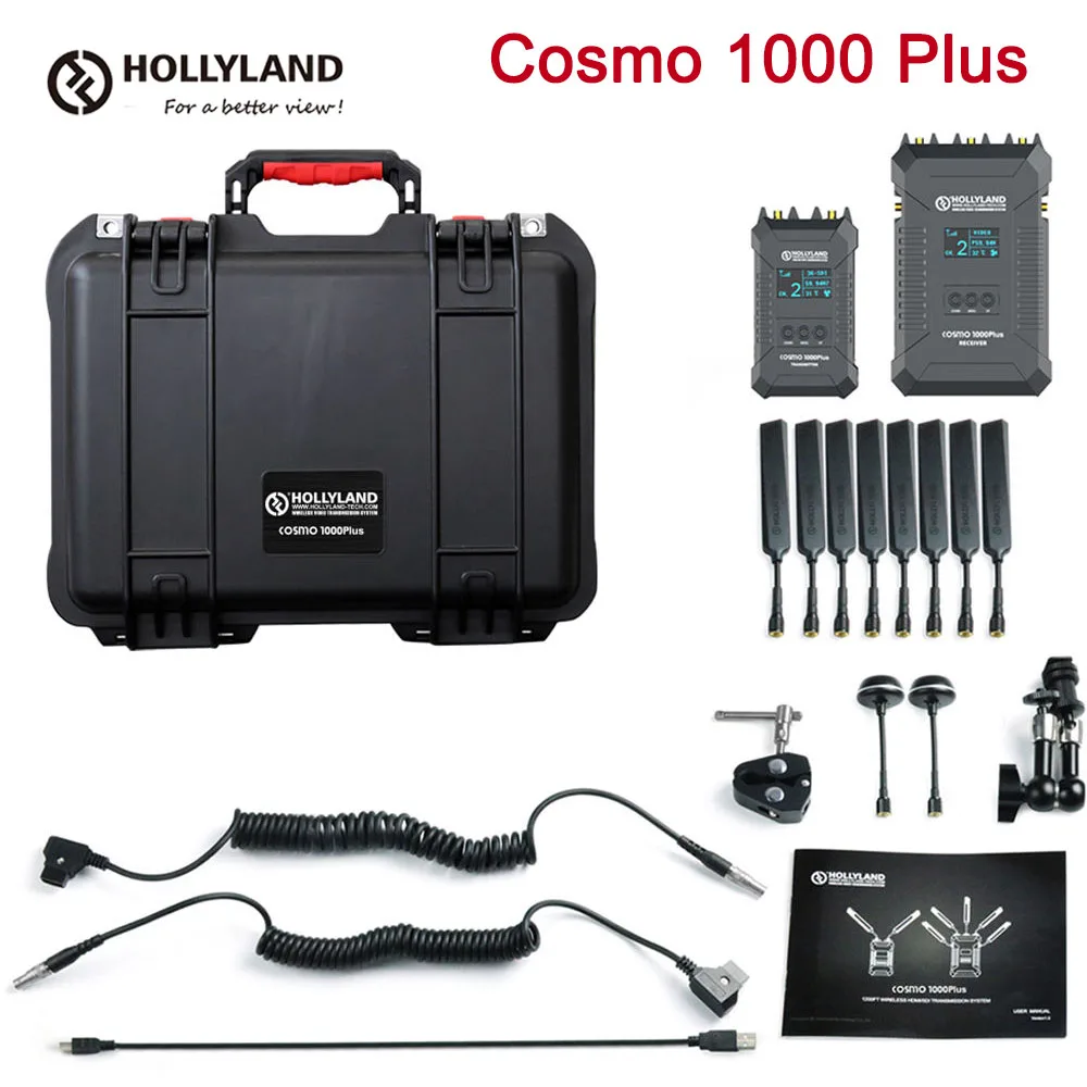 Hollyland Cosmo 1000 Plus 1200ft 1080P SDI HDMI совместимая Беспроводная система передачи видео HD