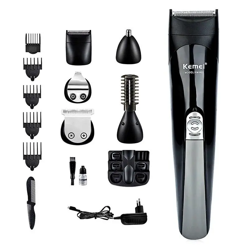 

KEMEI Electric Hair Clipper Rechargeable Shaver Beard Trimmer Professional Men Hair Cutting Machine Beard Barber Hair Cutter
